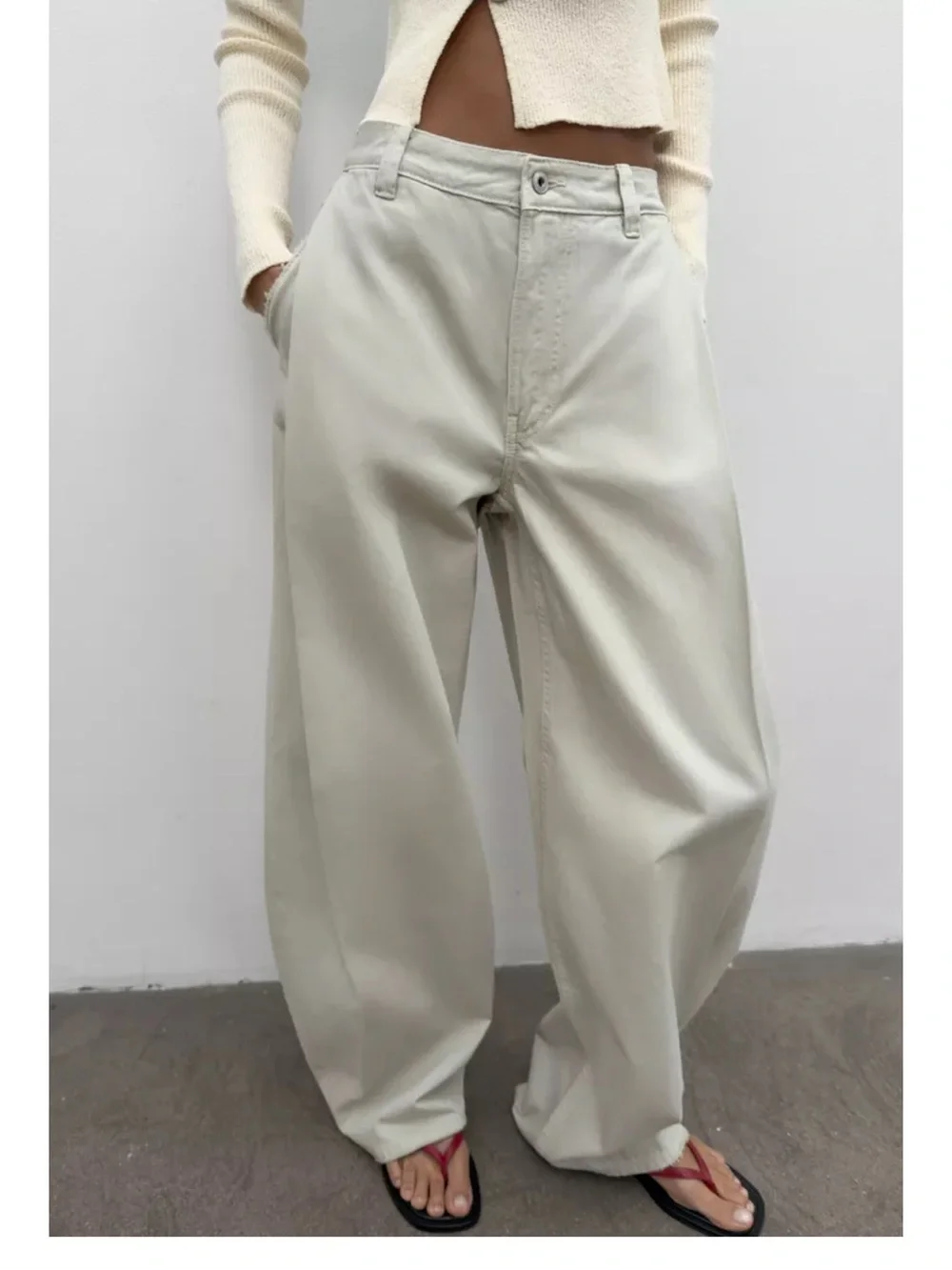 Zara pleated balloon pants - Picture 2 of 6